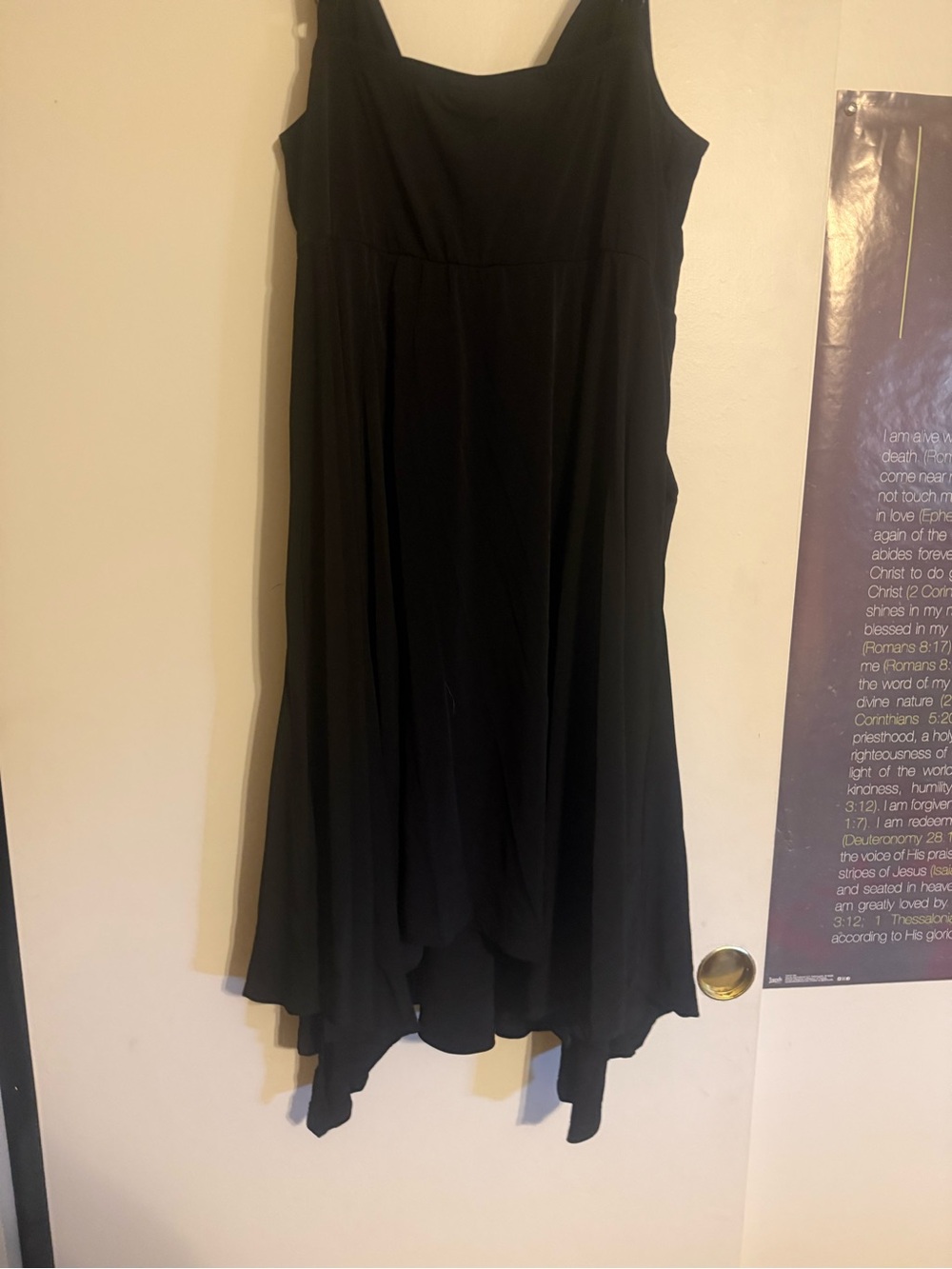 Black shark bite dress